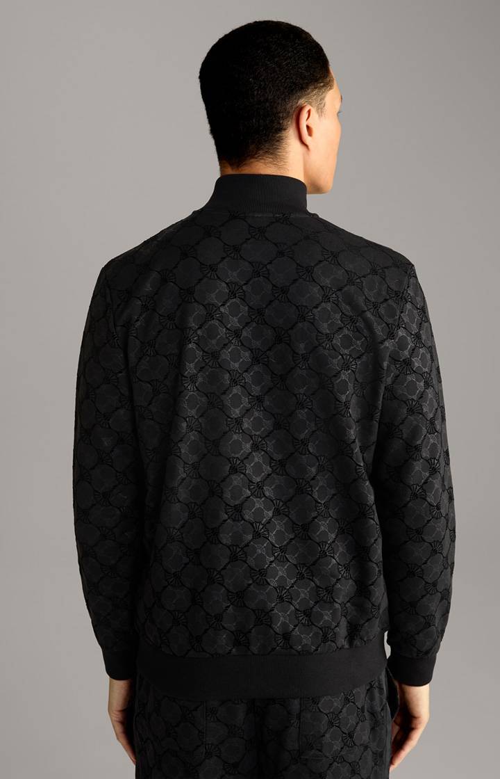 Joop Cornflower-Sweatjacke Thierry in Schwarz gemustert Black Friday