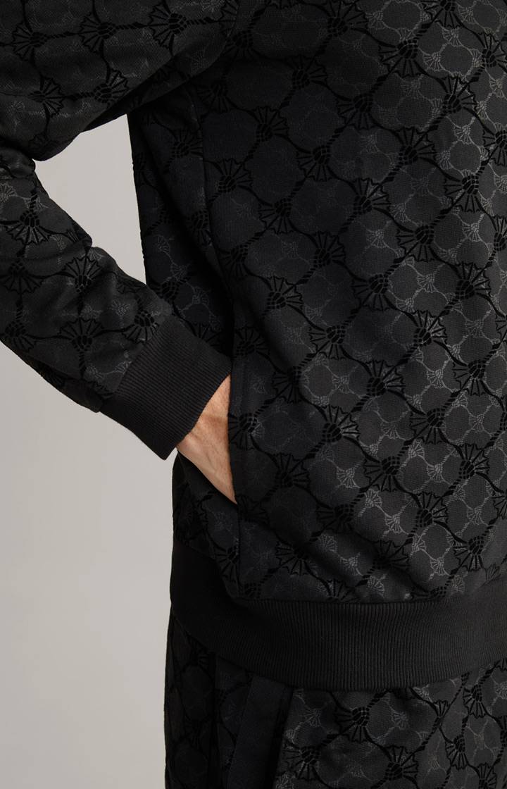 Joop Cornflower-Sweatjacke Thierry in Schwarz gemustert Black Friday