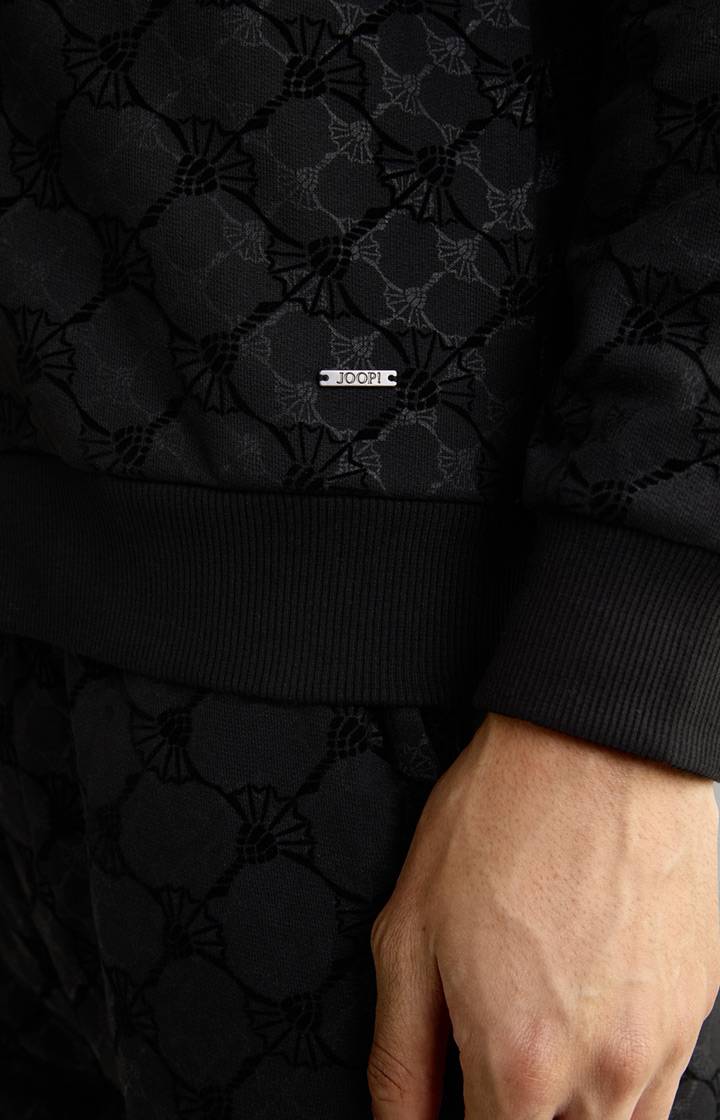 Joop Cornflower-Sweatjacke Thierry in Schwarz gemustert Black Friday