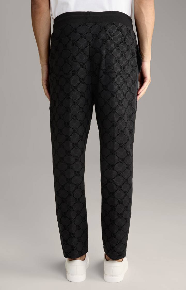 Joop Cornflower-Joggpants Thien in Schwarz gemustert Muttertagsangebot