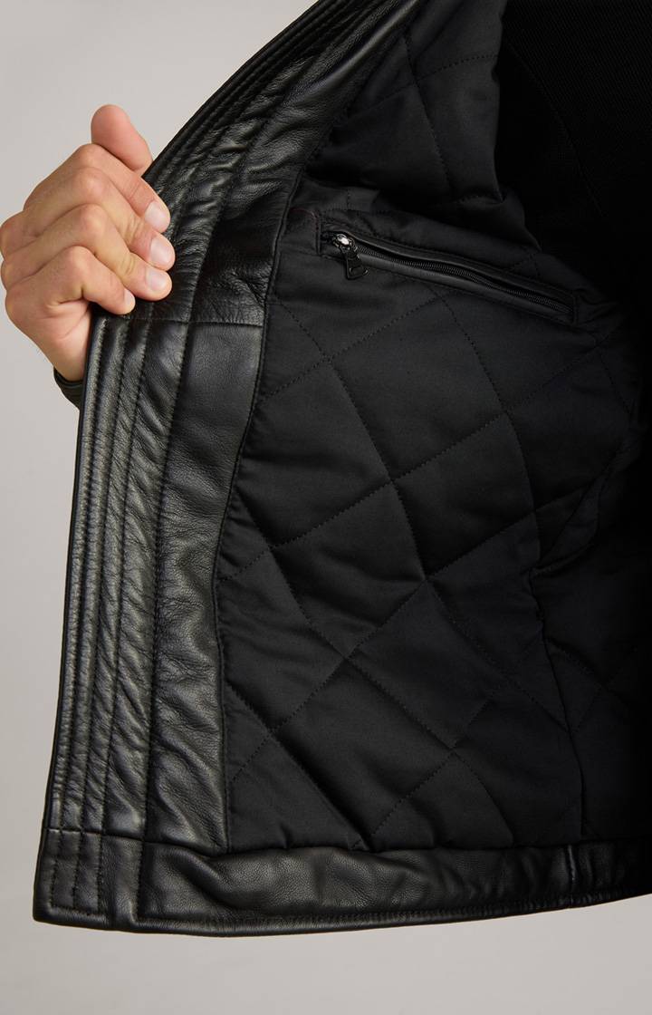 Joop Lederjacke Cleary in Schwarz Lagerräumung