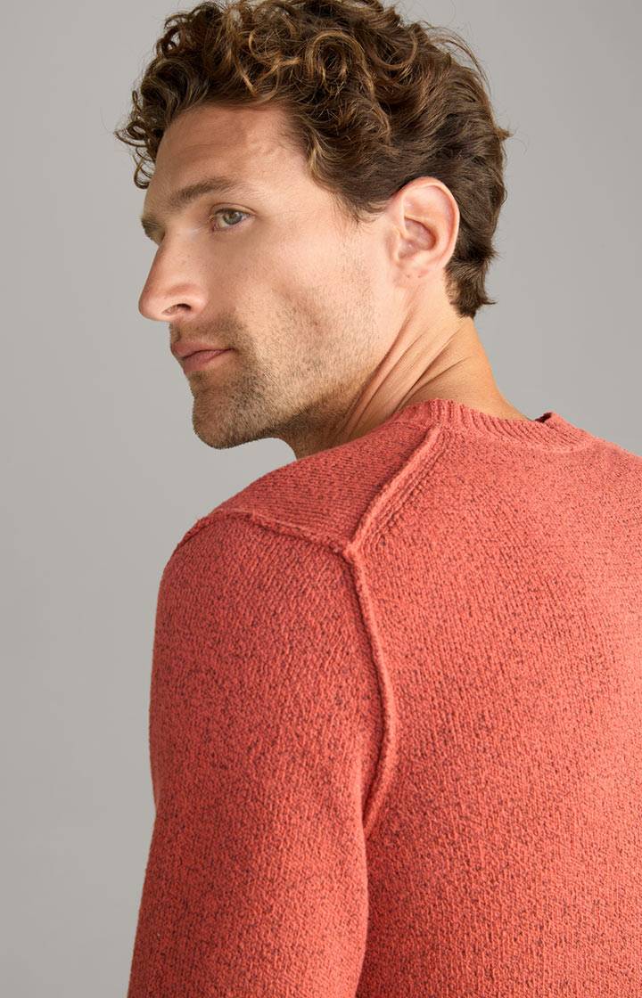 Joop Pullover Bohdan in Orange meliert Große Rabatte