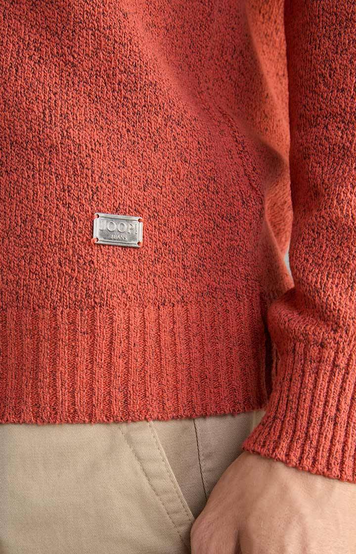 Joop Pullover Bohdan in Orange meliert Große Rabatte