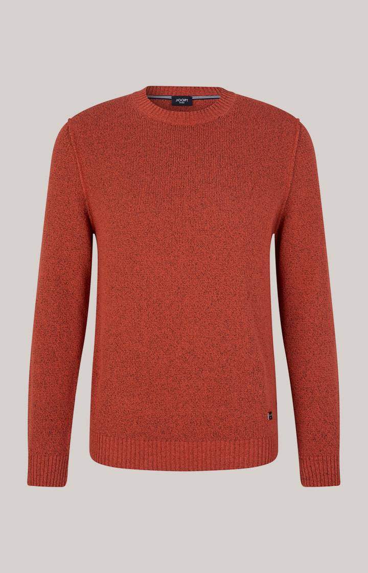 Joop Pullover Bohdan in Orange meliert Große Rabatte