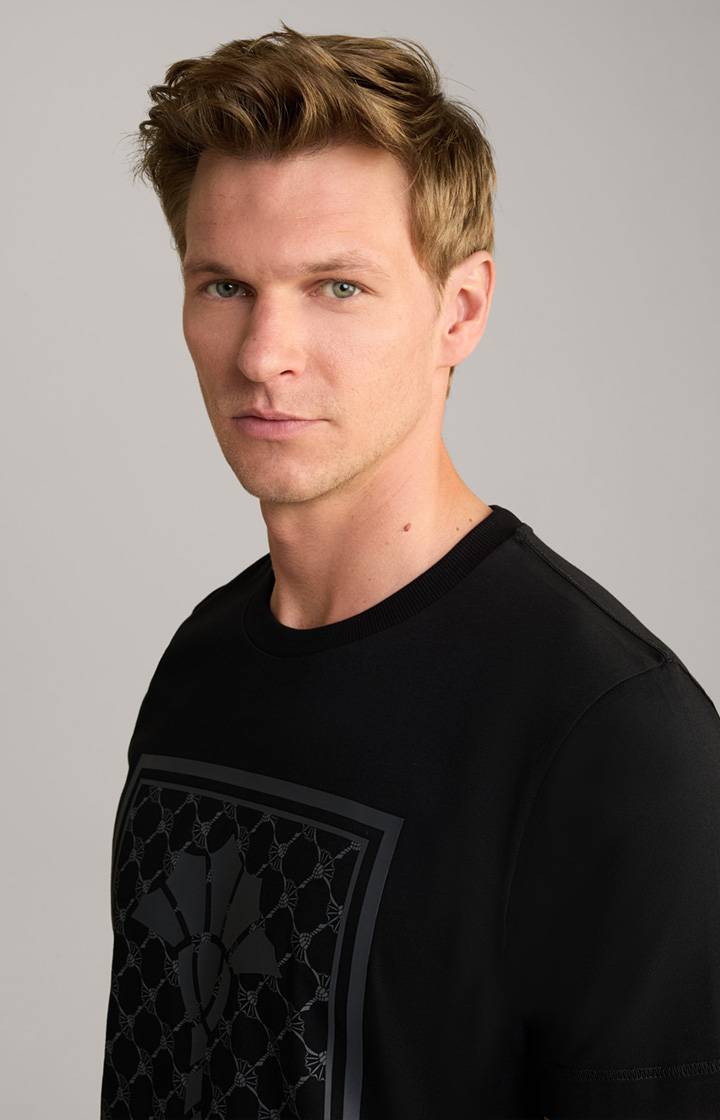 Joop Cornflower-T-Shirt Bilal in Schwarz Bis zu 65% Rabatt