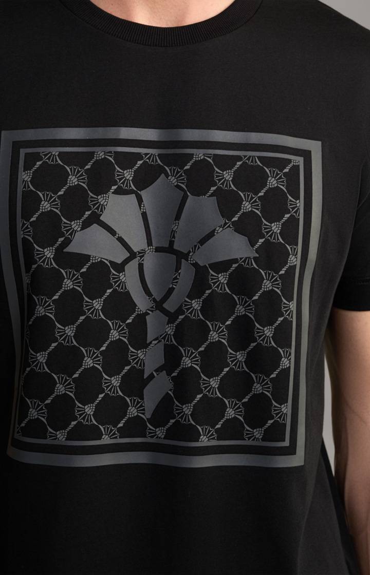Joop Cornflower-T-Shirt Bilal in Schwarz Bis zu 65% Rabatt