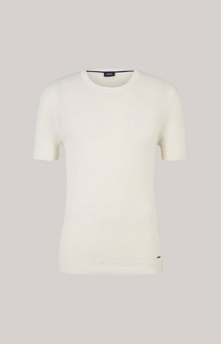 Joop Leinenmix-T-Shirt Maroso in Offwhite Limitierter Zeitrabatt