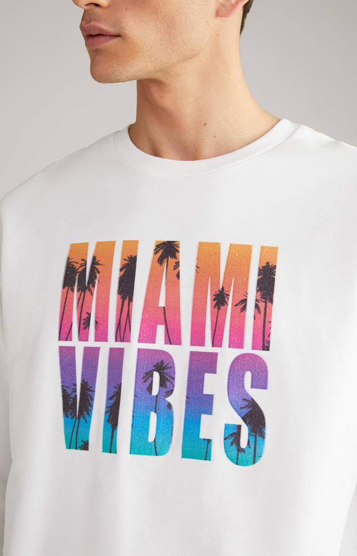 Joop Sweatshirt Alagon in Weiß Riesige Ersparnisse
