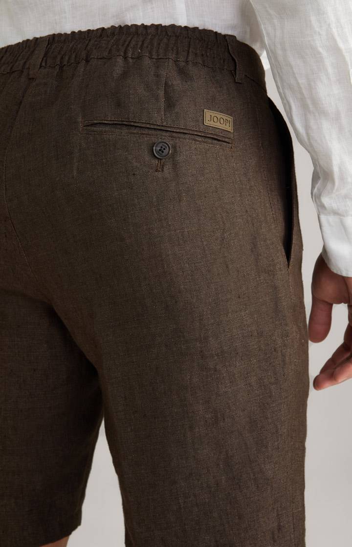 Joop Leinen-Shorts Dinghy in Dunkelbraun Letzter Tag