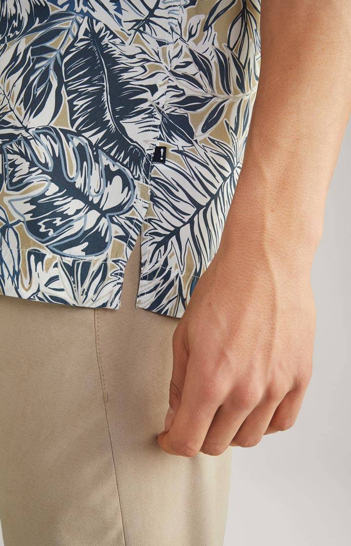 Joop Viskose-Hemd Hanes in Weiß/Blau/Beige Bis zu 65% Rabatt
