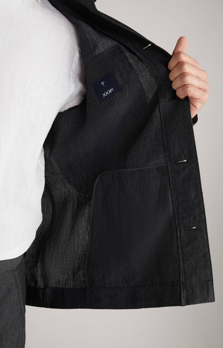 Joop Leinen-Jacke Hearts in Dunkelgrau Bis zu 55% Rabatt