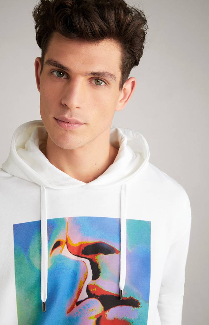 Joop Hoodie Sebastiano in Weiß Verkauf