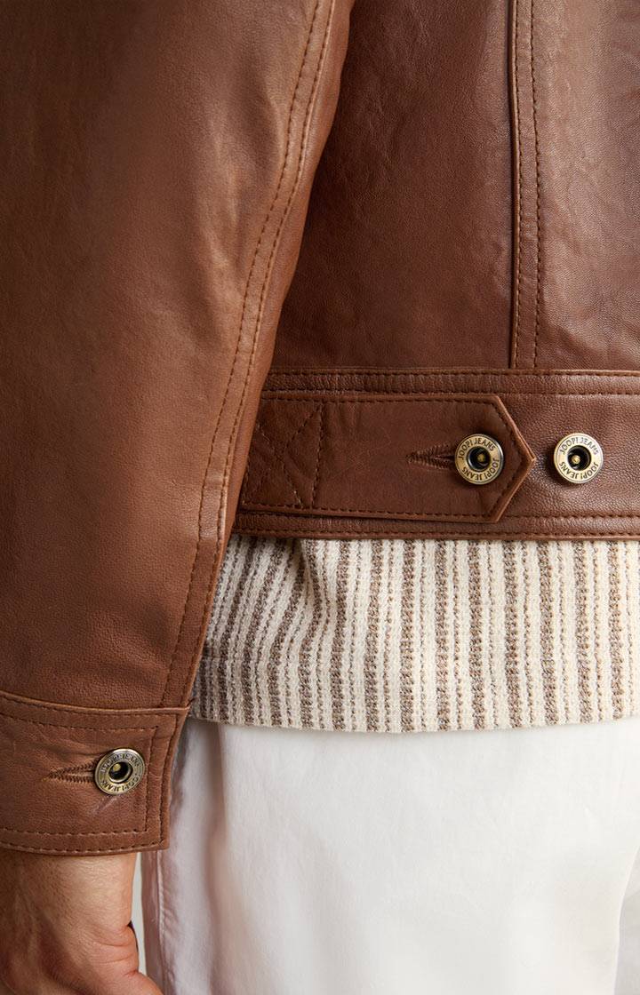 Joop Lederjacke Jean in Braun Fabrikverkauf