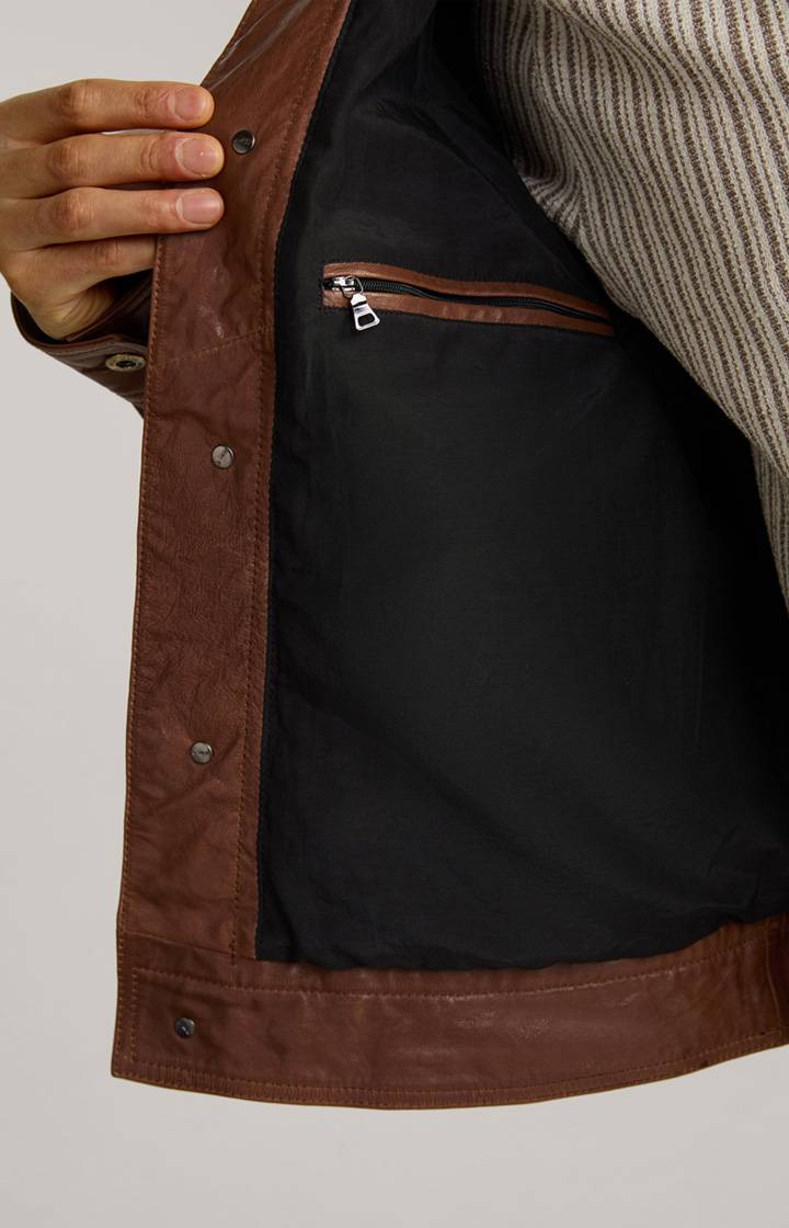 Joop Lederjacke Jean in Braun Fabrikverkauf