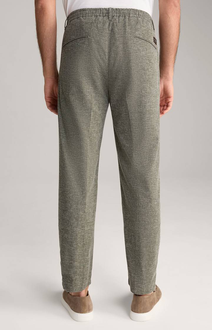 Joop Leinenmix-Chino Lead in Oliv meliert Sonderangebot