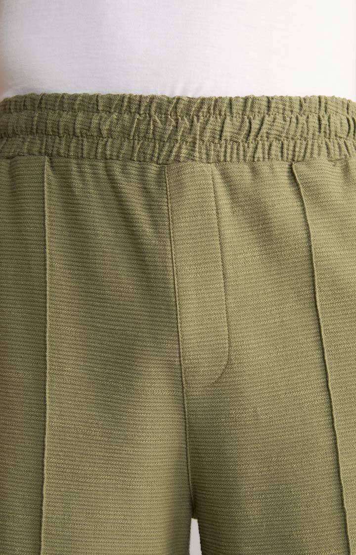 Joop Baumwoll-Shorts Damiano in Oliv strukturiert Black Friday