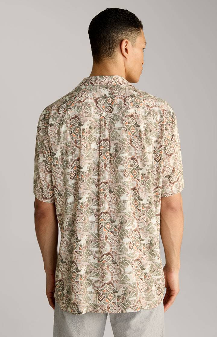 Joop Viskose-Hemd Hanes in Beige gemustert Valentinstagsangebot