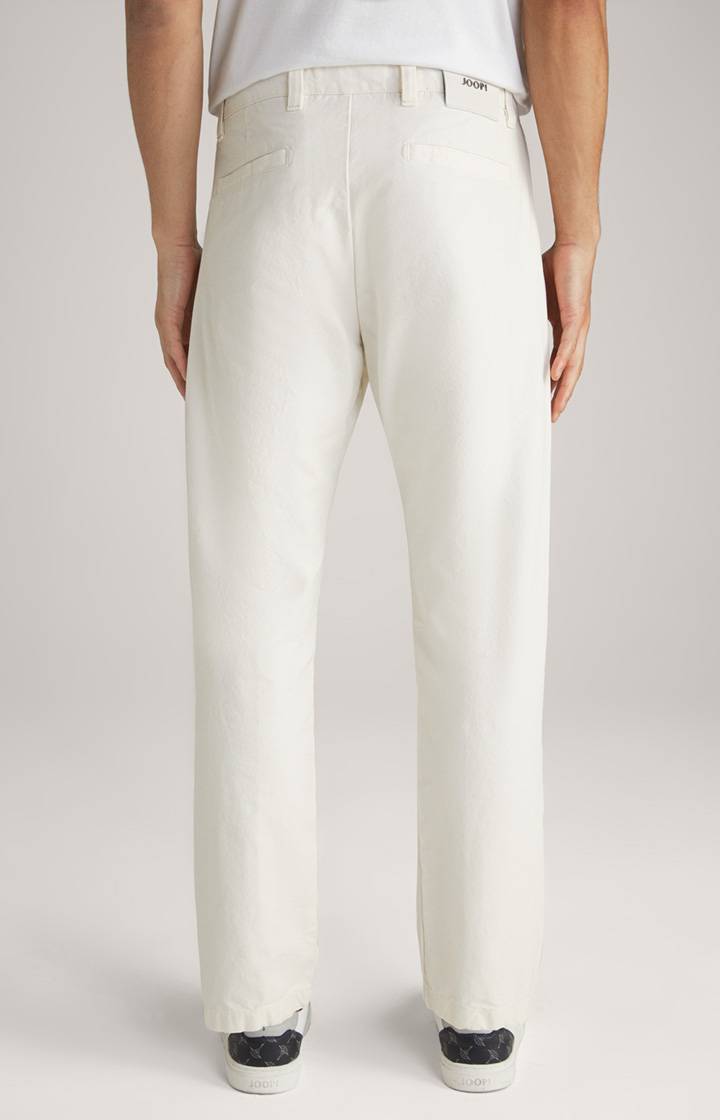 Joop Baumwoll-Chino Len in Offwhite Große Rabatte