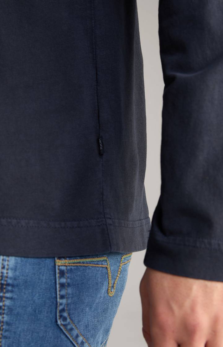 Joop Baumwoll-Langarmshirt Carlito in Navy Saisonale Angebote