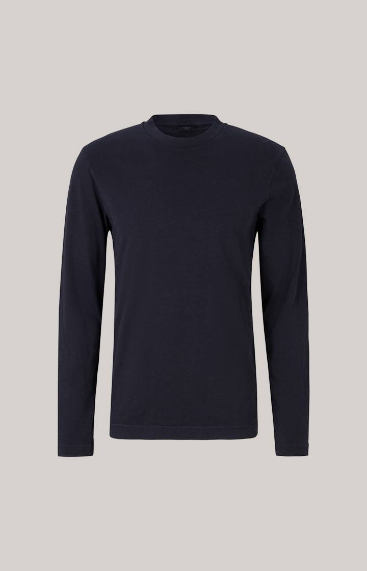 Joop Baumwoll-Langarmshirt Carlito in Navy Saisonale Angebote