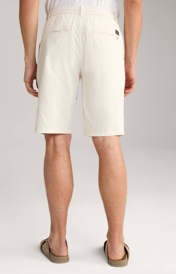 Joop Leinenmix-Shorts Ruby in Beige gestreift Super Sparpreis