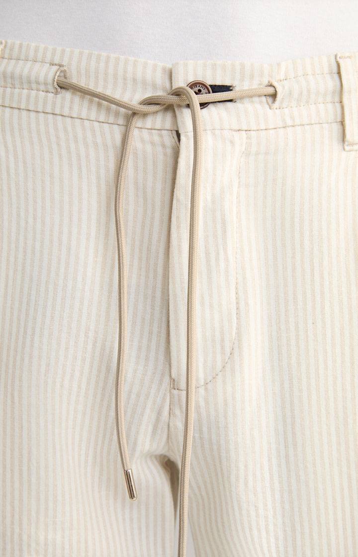 Joop Leinenmix-Shorts Ruby in Beige gestreift Super Sparpreis