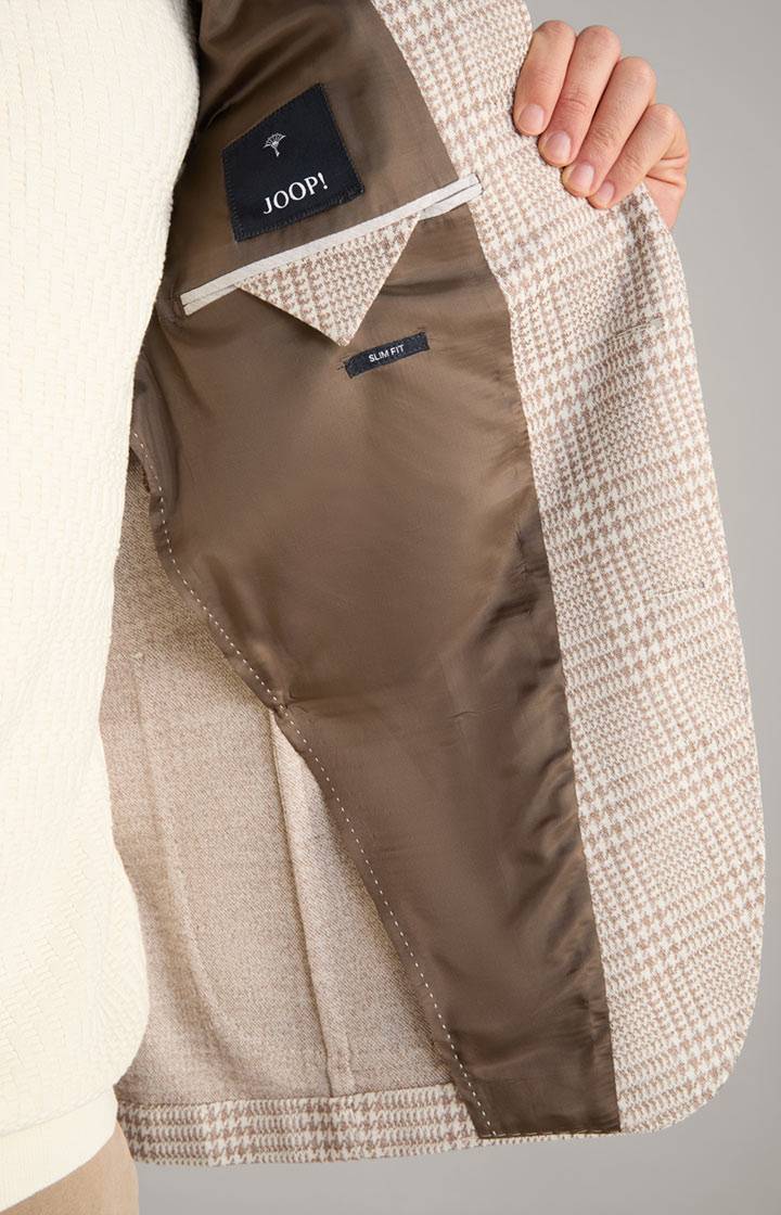Joop Sakko Hoverest in Beige kariert Im Verkauf