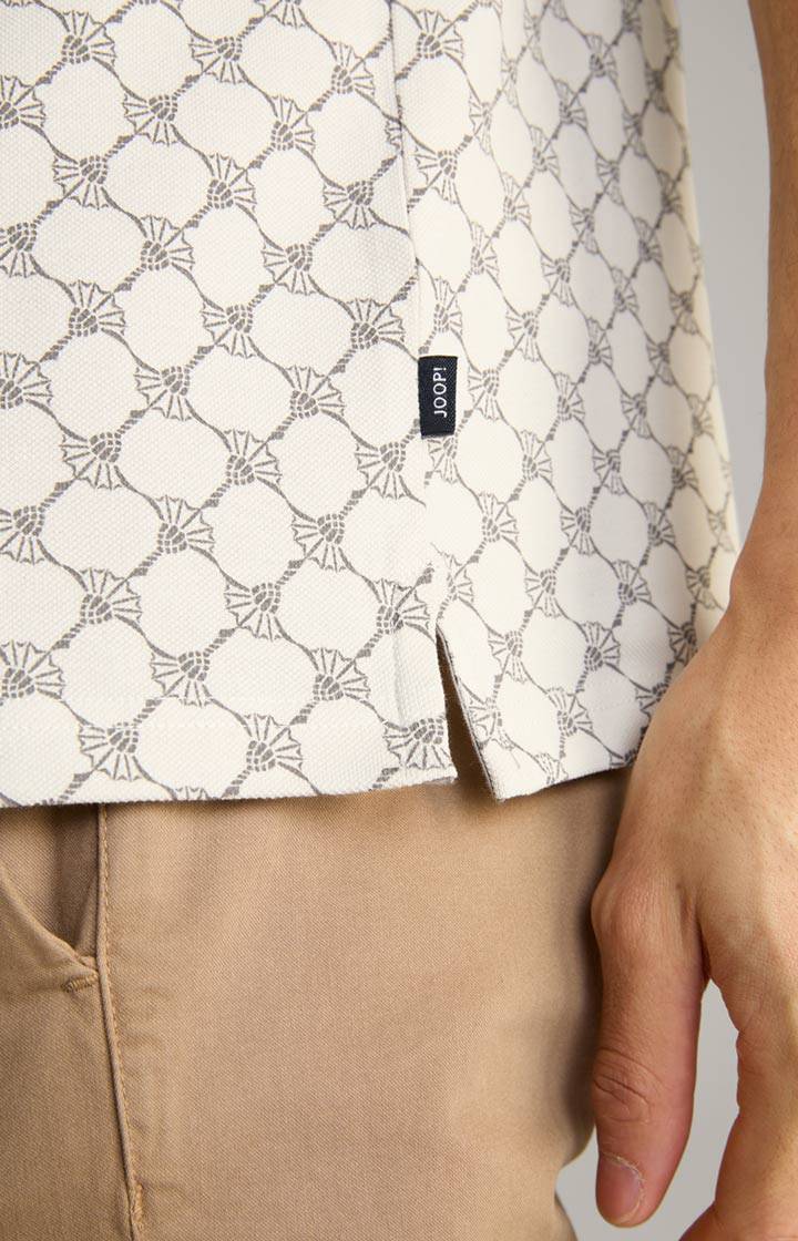 Joop Cornflower Poloshirt Paigam in Offwhite gemustert Blitzverkäufe