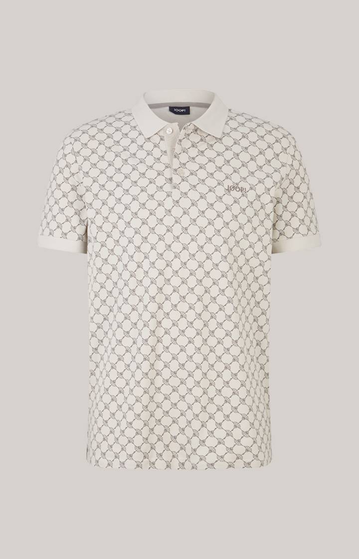 Joop Cornflower Poloshirt Paigam in Offwhite gemustert Blitzverkäufe