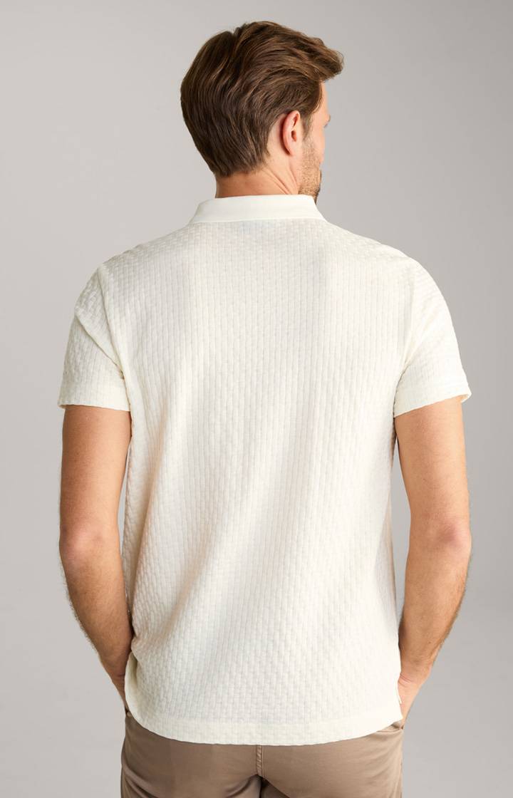 Joop Poloshirt Boris in Creme strukturiert Limitierter Zeitrabatt
