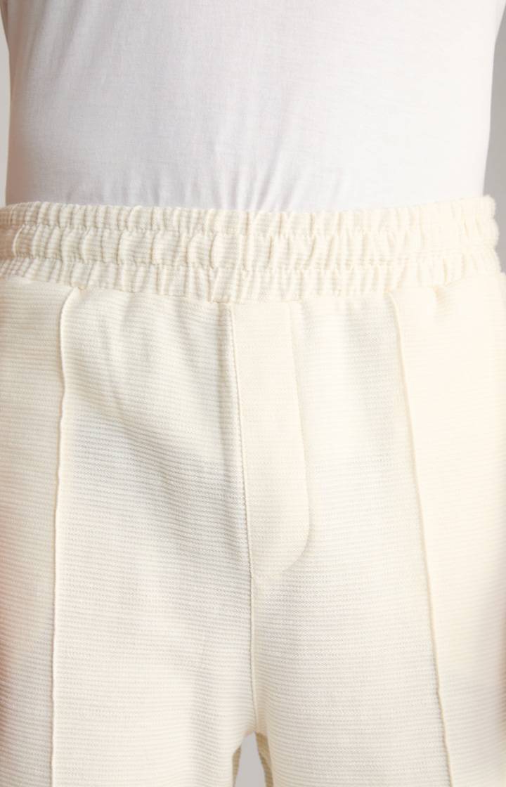 Joop Baumwoll-Shorts Damiano in Creme strukturiert Sonderangebot