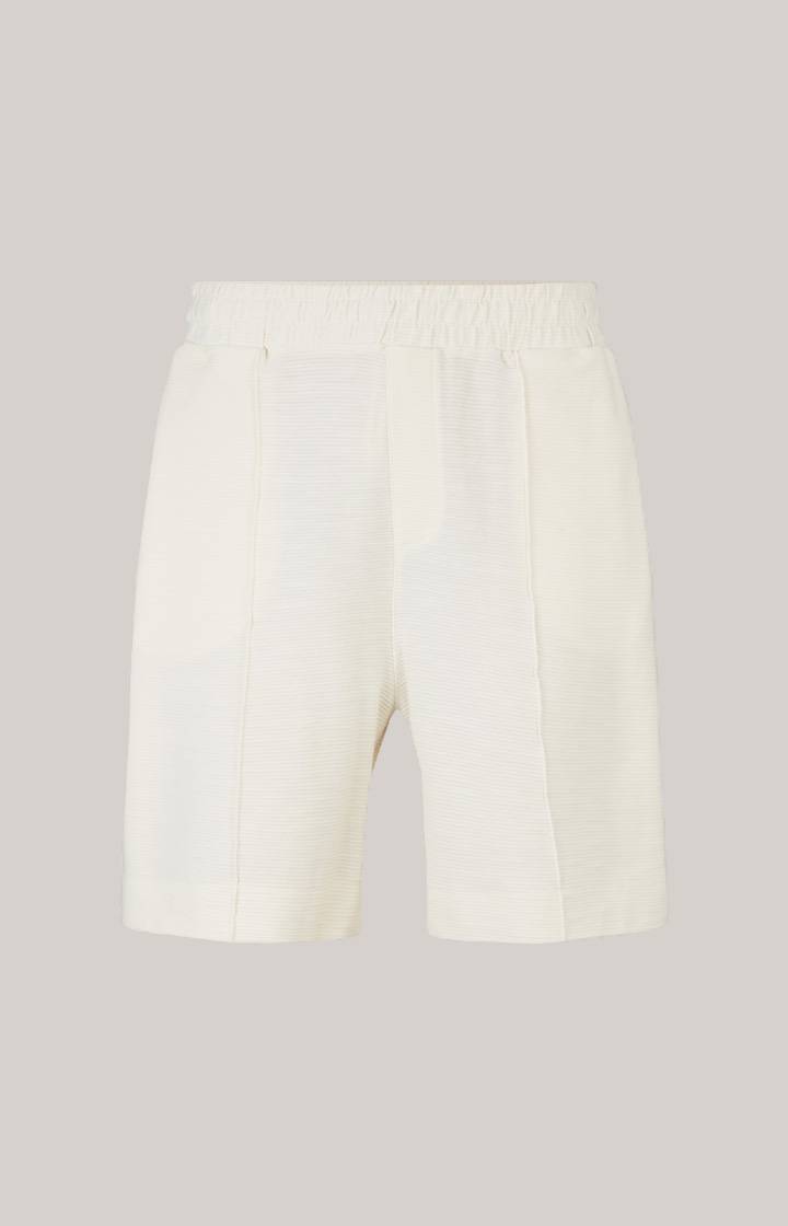 Joop Baumwoll-Shorts Damiano in Creme strukturiert Sonderangebot