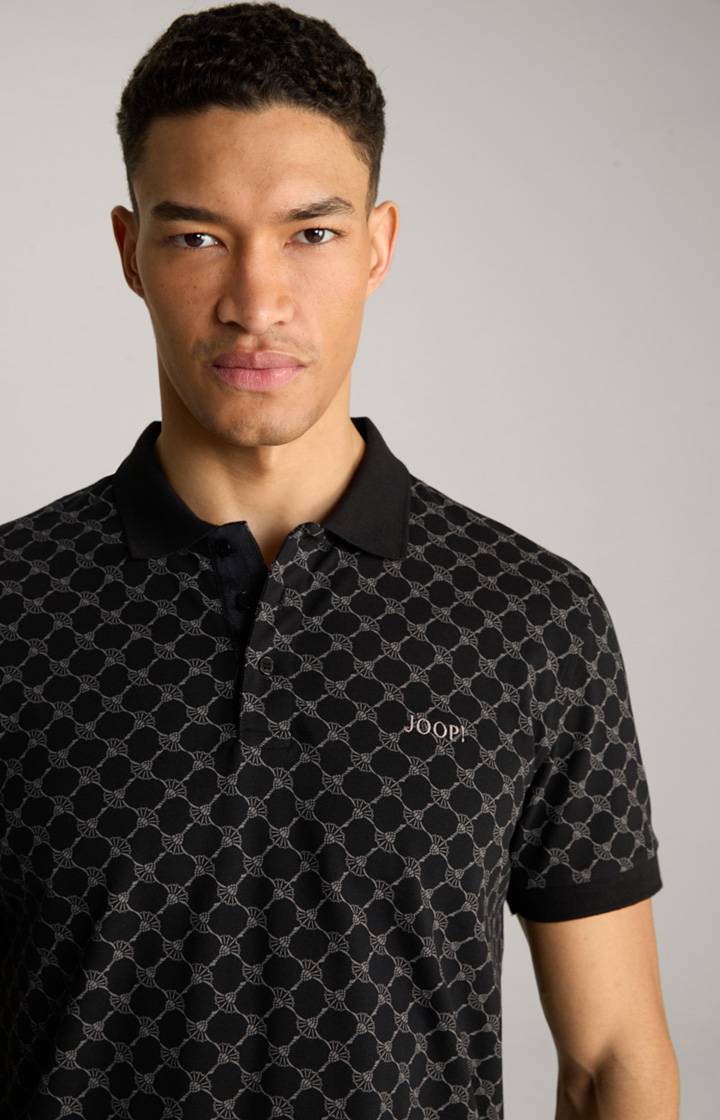 Joop Cornflower Poloshirt Paigam in Schwarz gemustert Blitzangebot