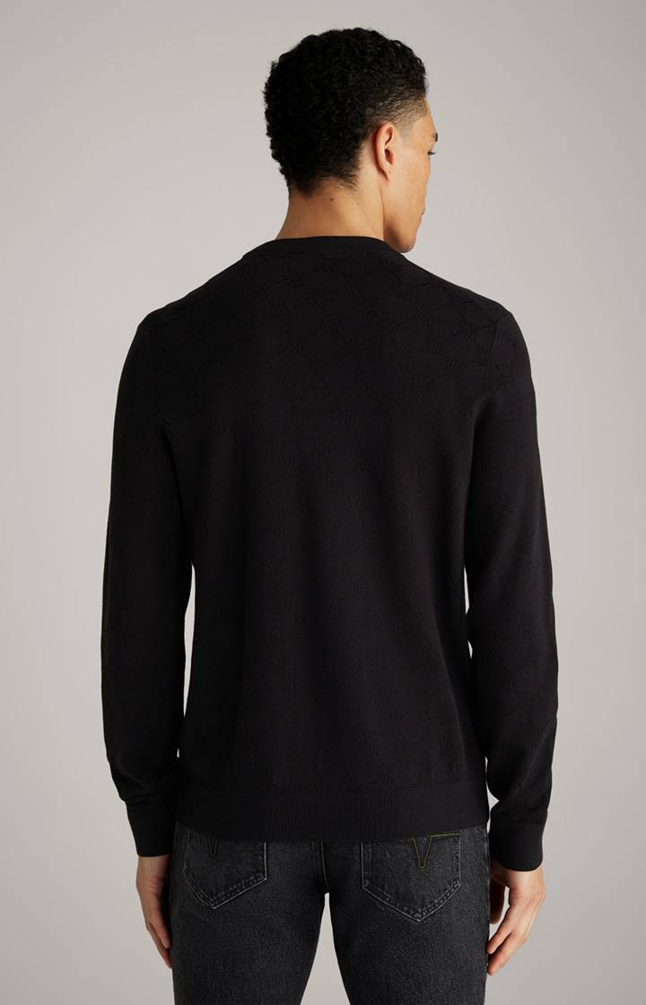 Joop Cornflower-Pullover Ravon in Schwarz gemustert Wochenangebot