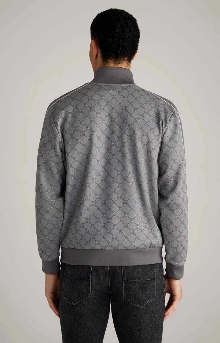 Joop Cornflower-Sweatjacke Tayfun in Grau gemustert Letzte 3 Tage