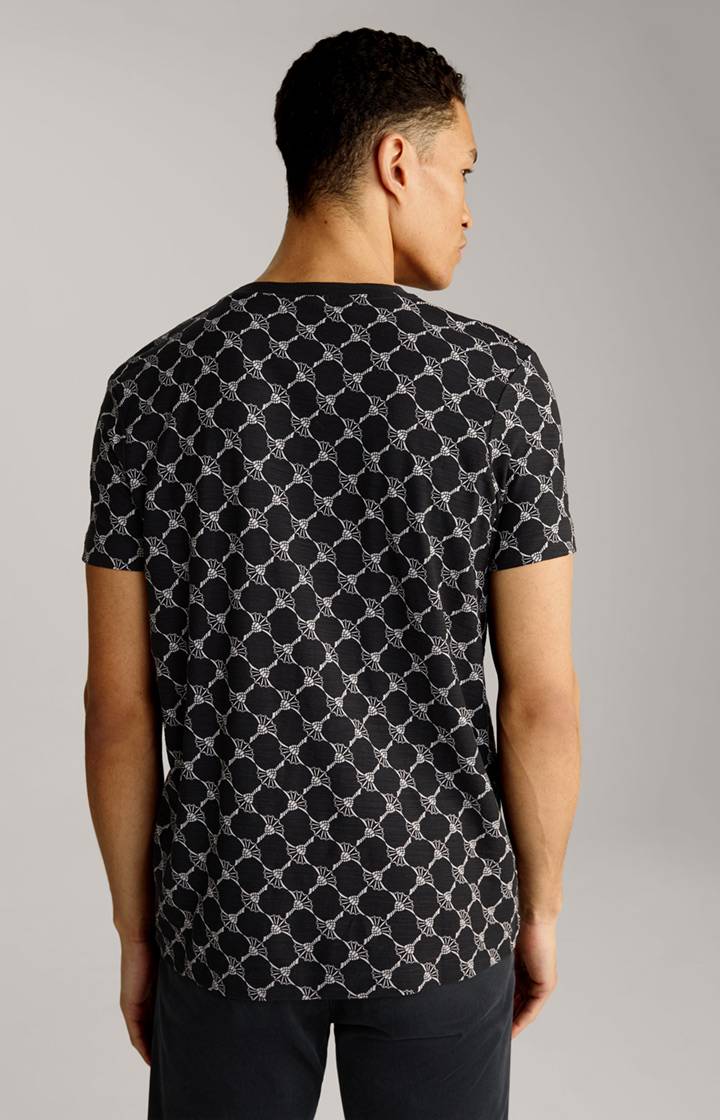 Joop Cornflower-T-Shirt Tyron in Schwarz gemustert Letzte 2 Tage