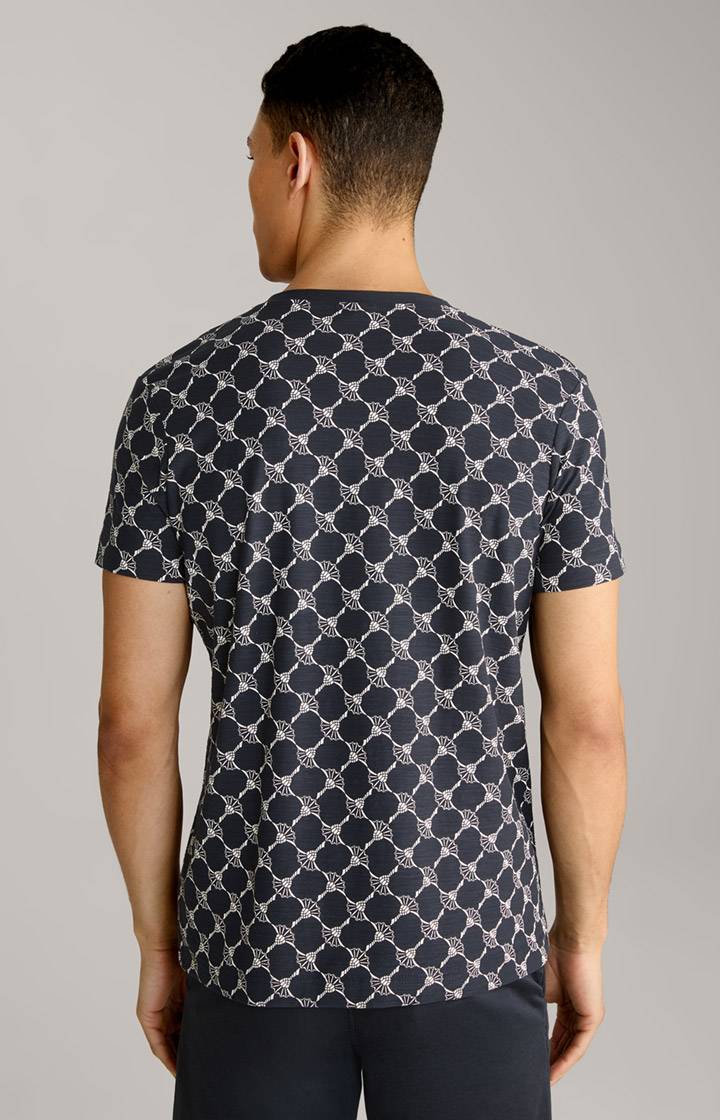 Joop Cornflower-T-Shirt Tyron in Navy gemustert Bis zu 50% Rabatt