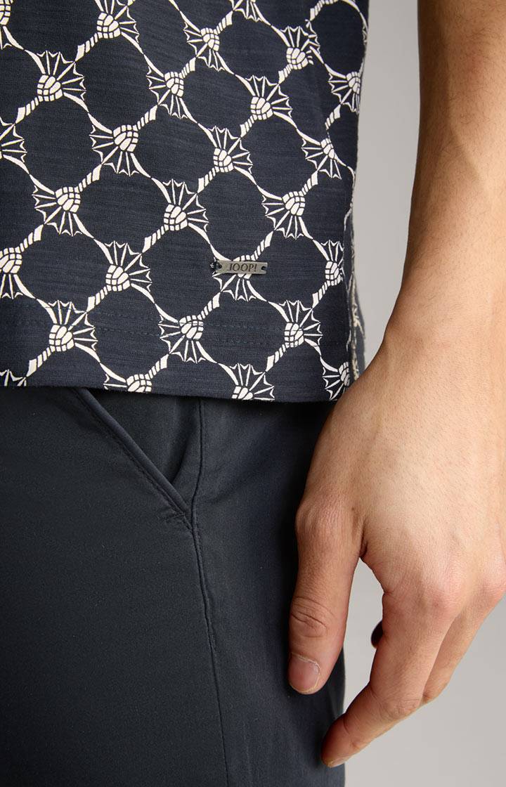 Joop Cornflower-T-Shirt Tyron in Navy gemustert Bis zu 50% Rabatt