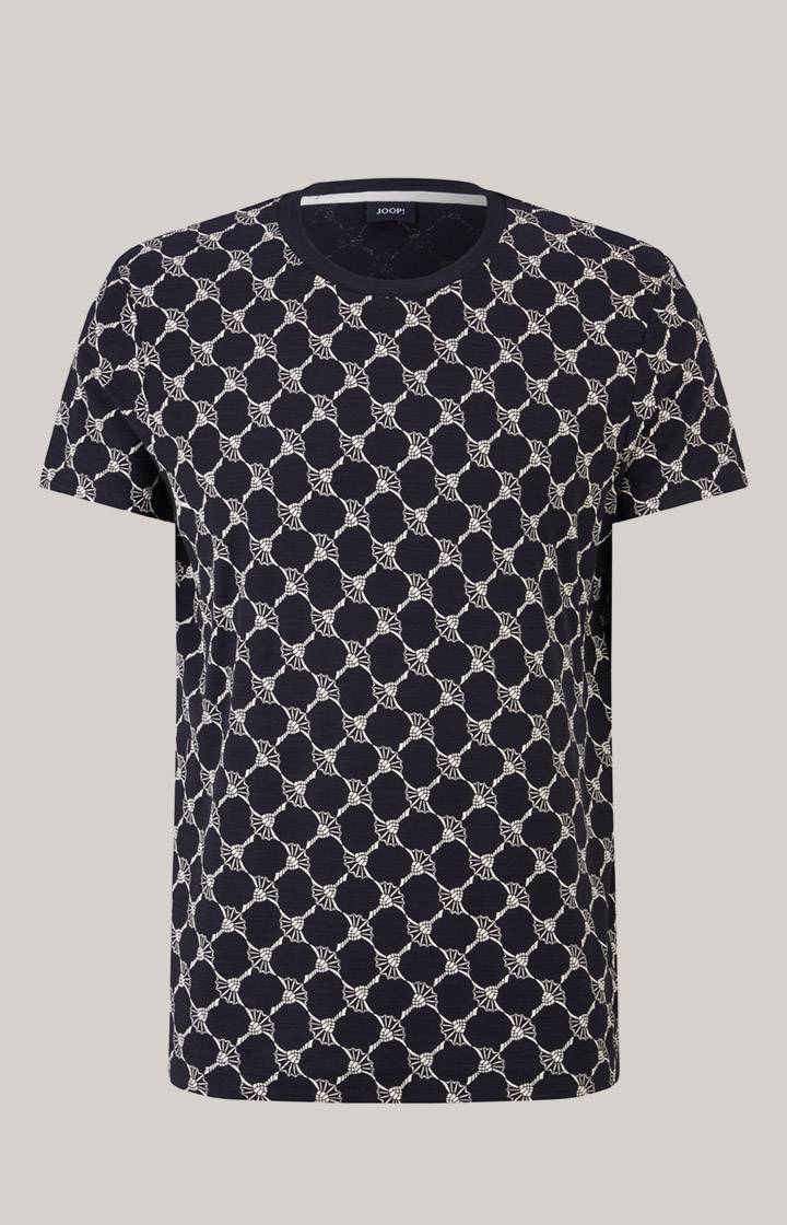 Joop Cornflower-T-Shirt Tyron in Navy gemustert Bis zu 50% Rabatt