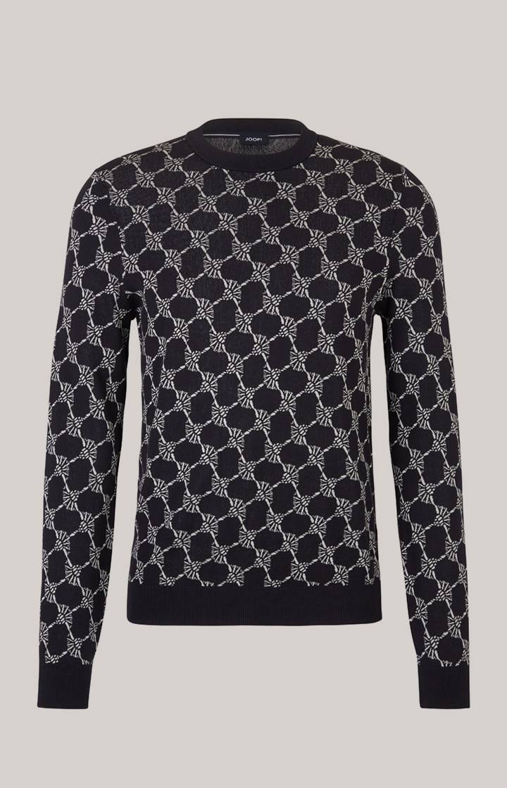 Joop Cornflower-Pullover Ravon in Navy gemustert Bis zu 65% Rabatt