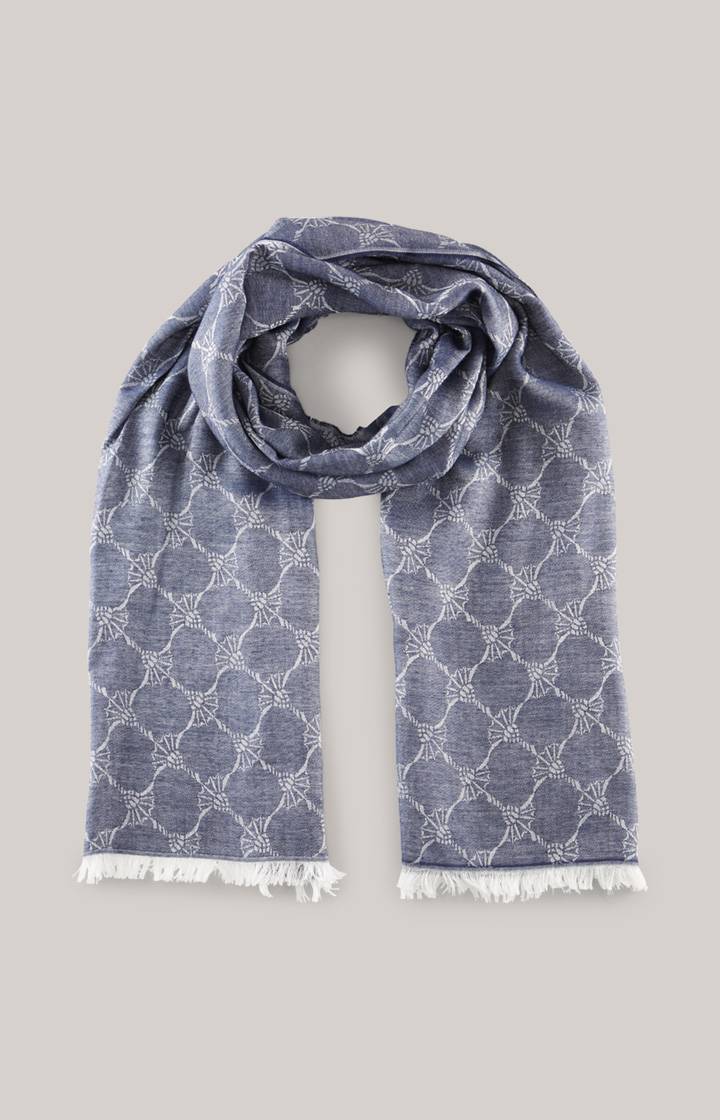 Joop Cornflower Schal Ferdis in Navy/Silbergrau Sonderangebot der Fabrik