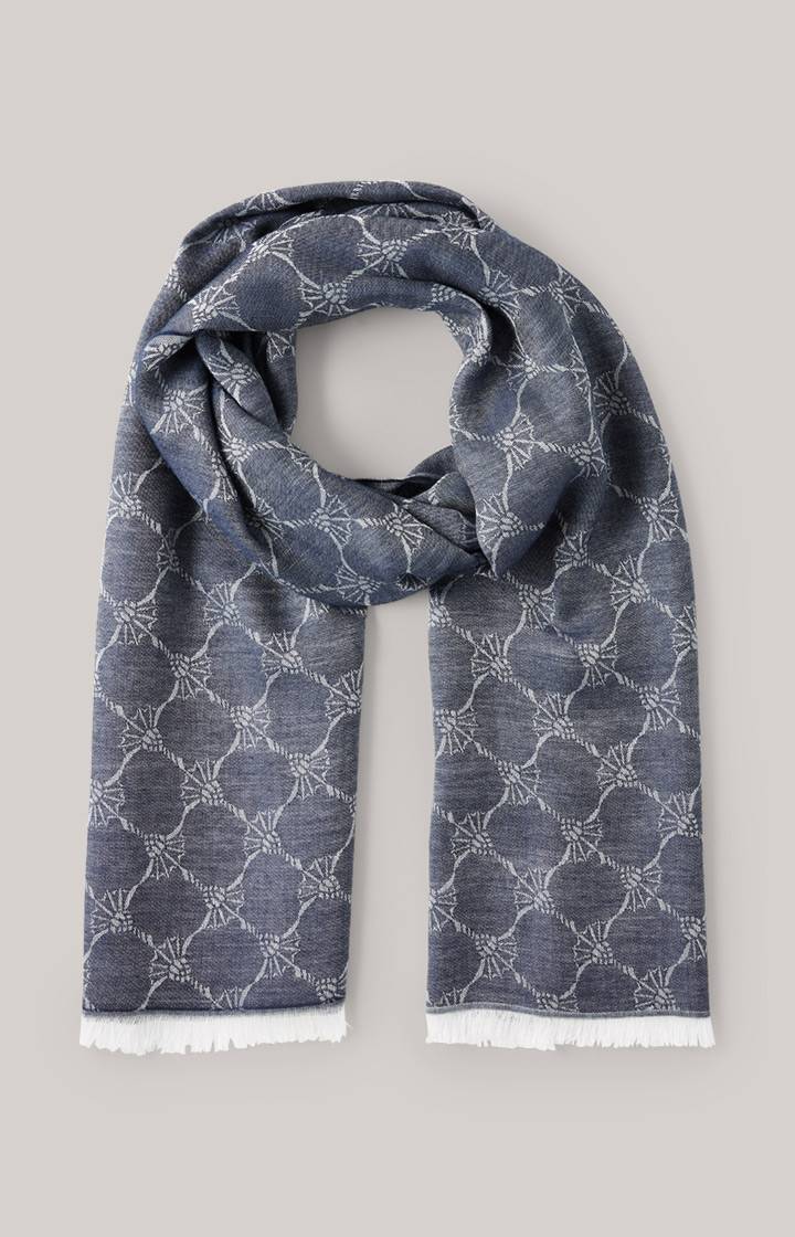 Joop Cornflower Schal Ferdis in Navy/Silbergrau Sonderangebot der Fabrik