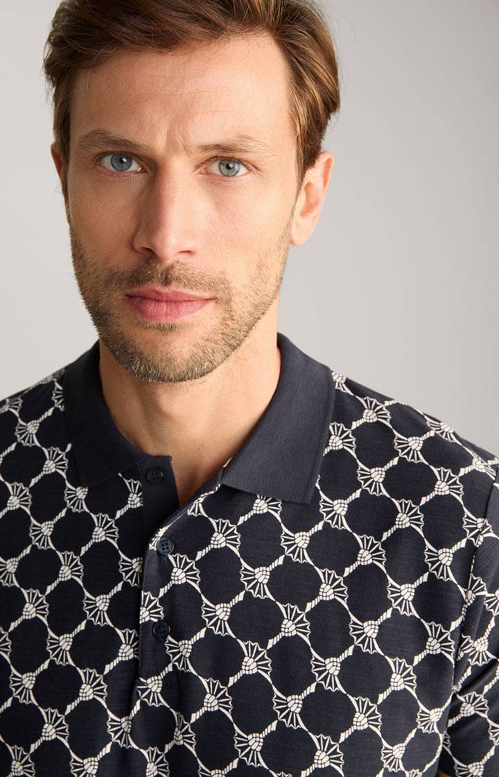 Joop Cornflower-Poloshirt Thilo in Navy gemustert 50% Rabatt mit kostenlosem Versand