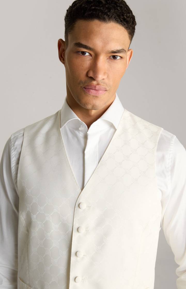 Joop Cornflower-Weste Weazer in Offwhite gemustert 2025