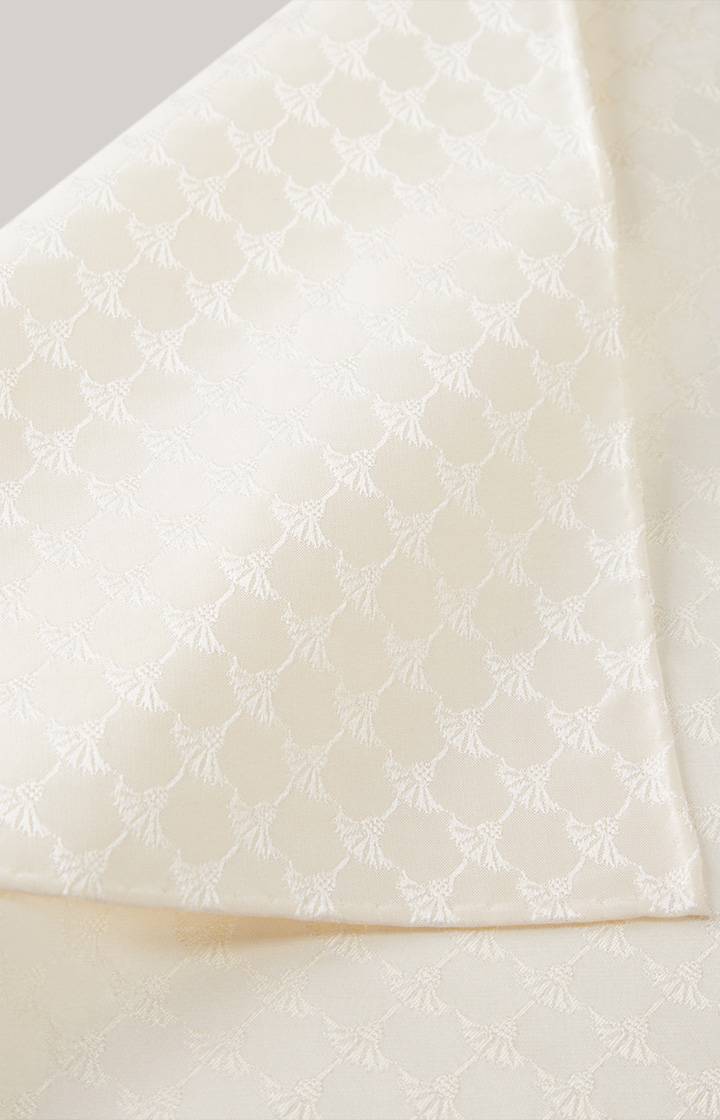 Joop Cornflower Seiden-Einstecktuch in Creme gemustert Outlet
