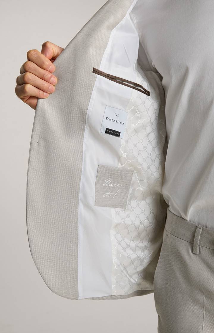 Joop Wedding-Baukasten-Sakko Damon in Beige strukturiert im Angebot