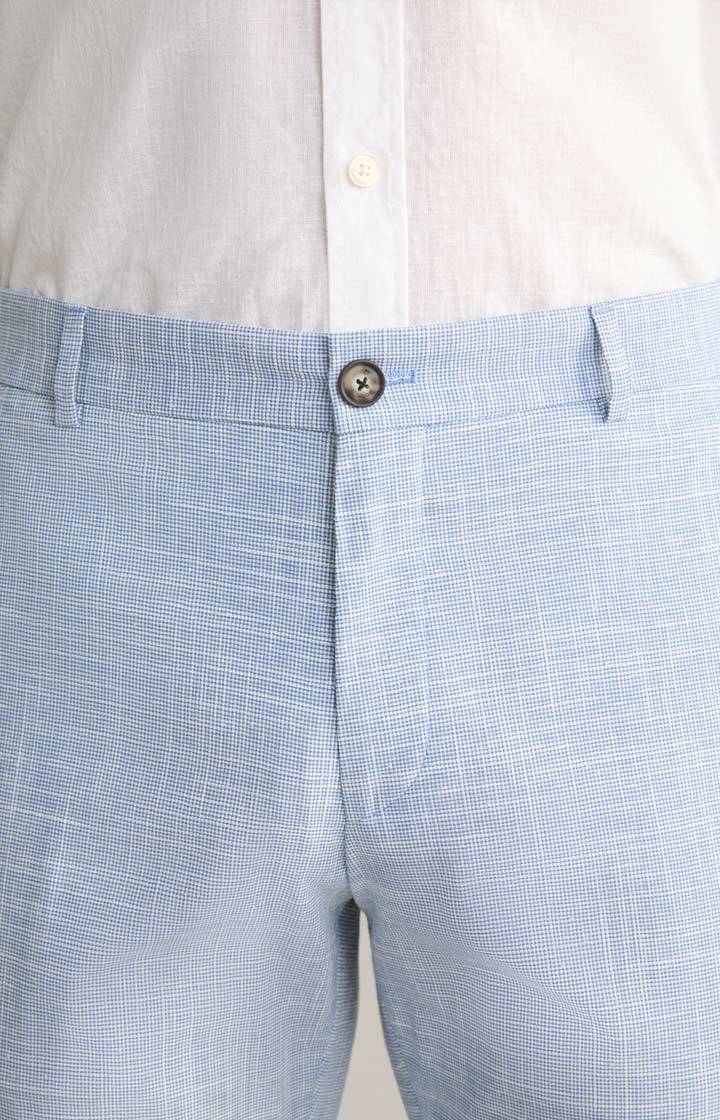 Joop Leinenmix-Chino Hank in Blau/Weiß gemustert Exklusivangebot