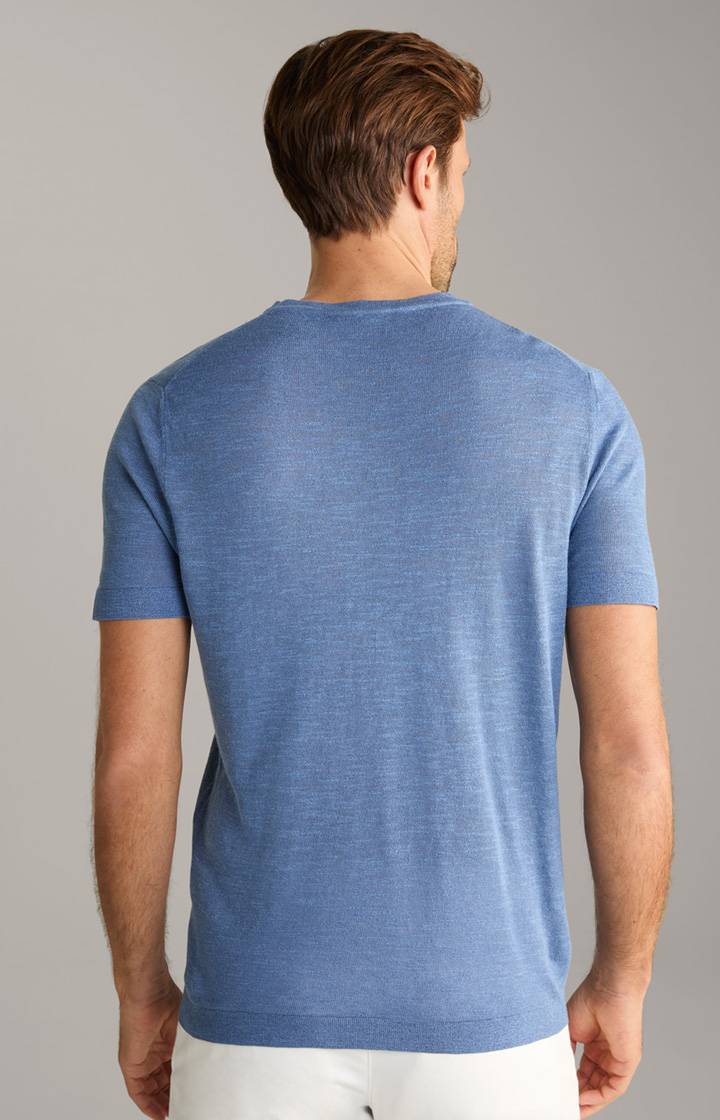 Joop Leinenmix-T-Shirt Maroso in Blau Online Outlet