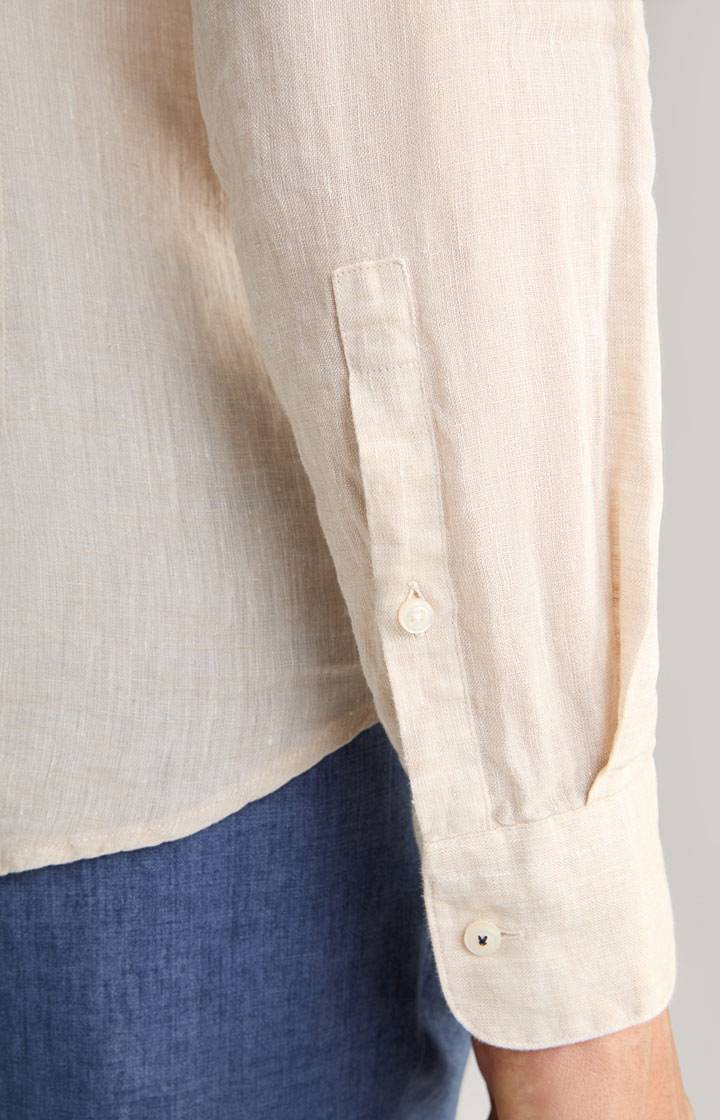 Joop Leinen-Hemd Pebo in Beige Exklusive Angebote