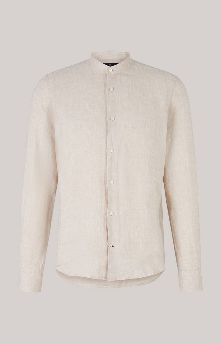 Joop Leinen-Hemd Pebo in Beige Exklusive Angebote